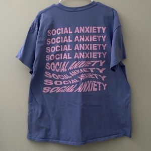 pacsun social anxiety tee